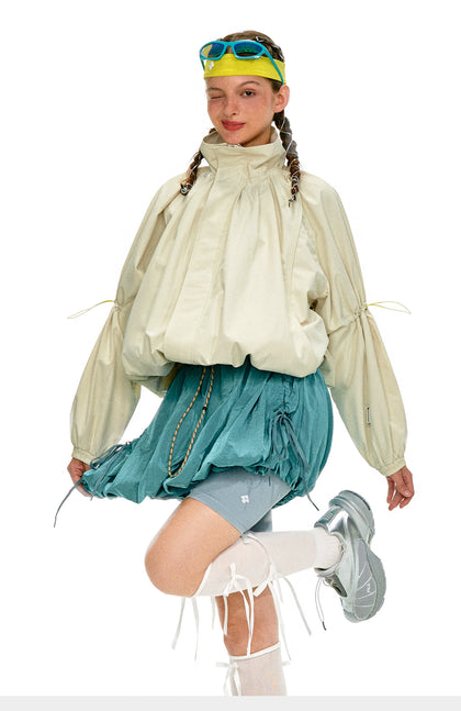 NOTHOMME Flower Bud Collar Balloon Suit