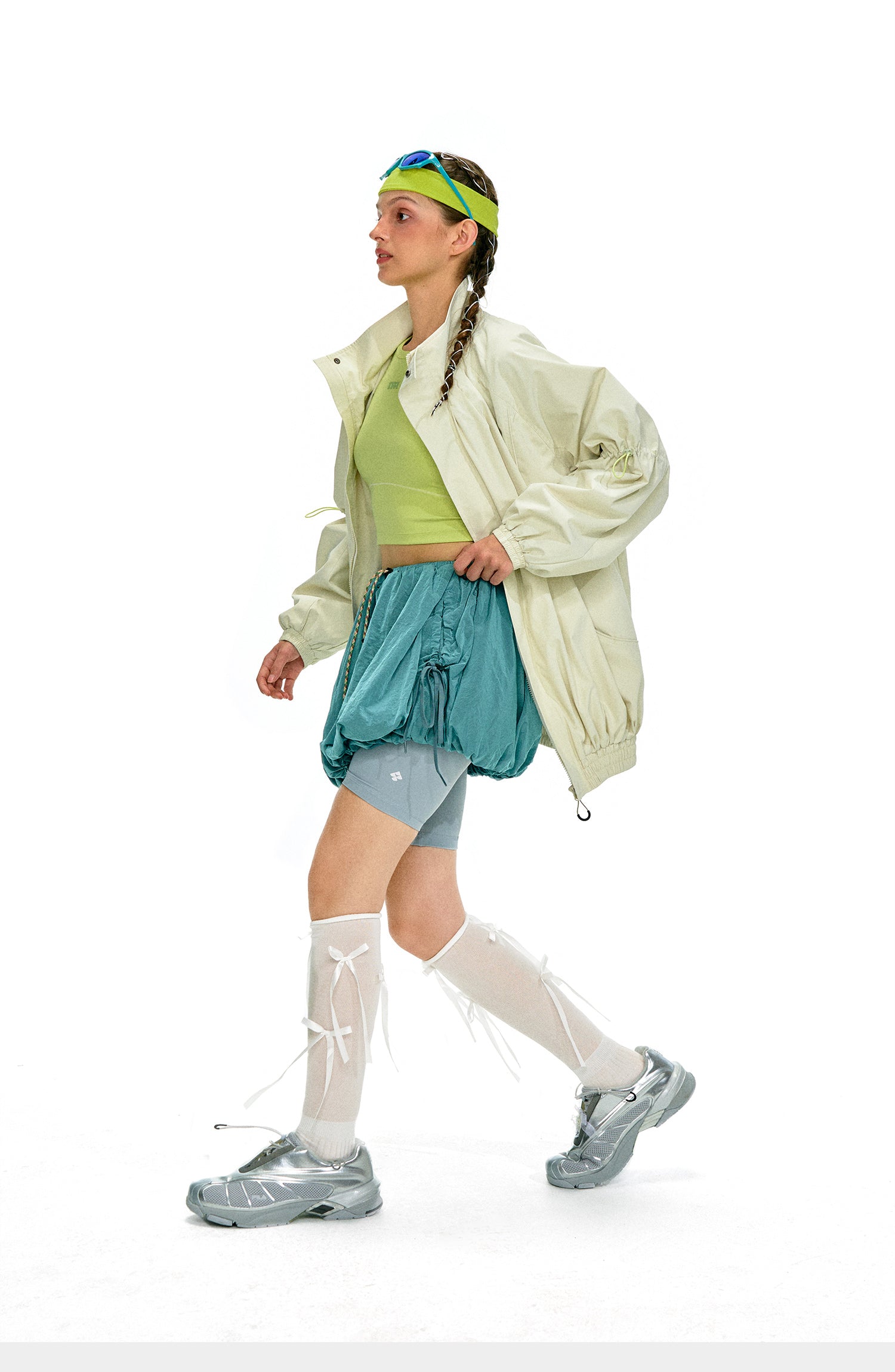 NOTHOMME Flower Bud Collar Balloon Suit