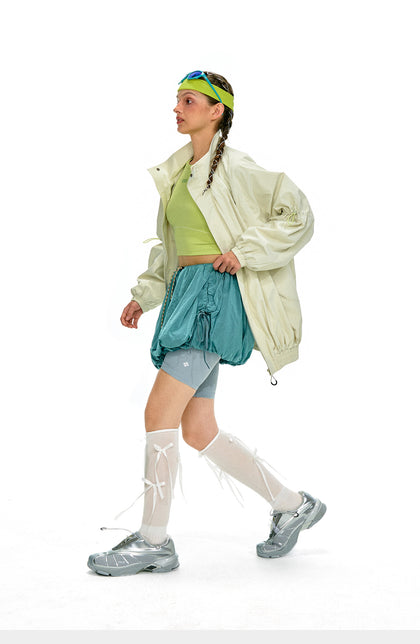 NOTHOMME Flower Bud Collar Balloon Suit