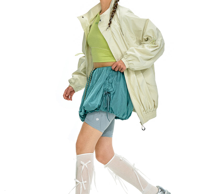 NOTHOMME Flower Bud Collar Balloon Suit