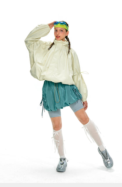 NOTHOMME Flower Bud Collar Balloon Suit