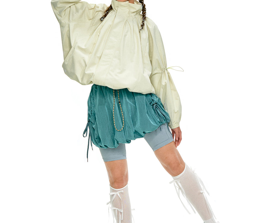 NOTHOMME Flower Bud Collar Balloon Suit