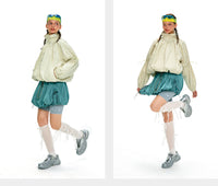 NOTHOMME Flower Bud Collar Balloon Suit