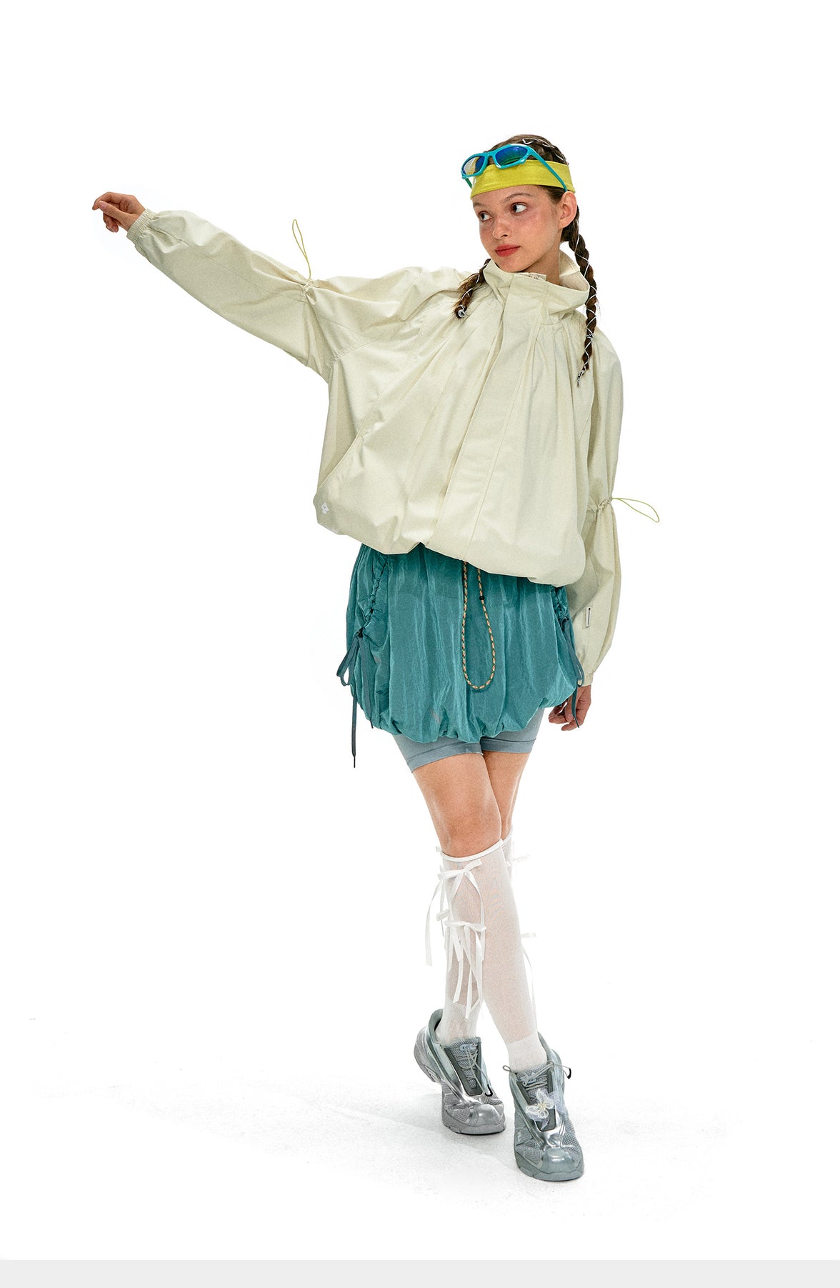 NOTHOMME Flower Bud Collar Balloon Suit