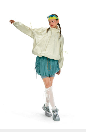 NOTHOMME Flower Bud Collar Balloon Suit