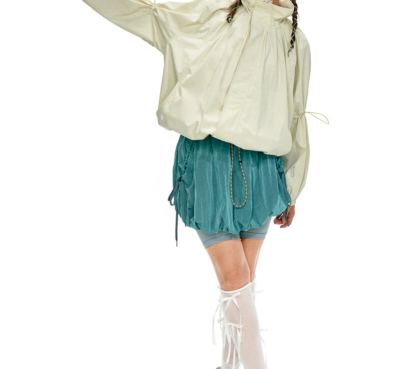 NOTHOMME Flower Bud Collar Balloon Suit