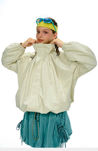 NOTHOMME Flower Bud Collar Balloon Suit