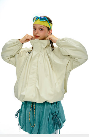 NOTHOMME Flower Bud Collar Balloon Suit