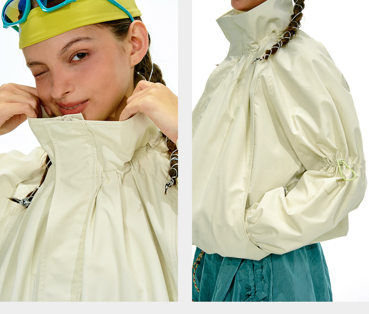 NOTHOMME Flower Bud Collar Balloon Suit