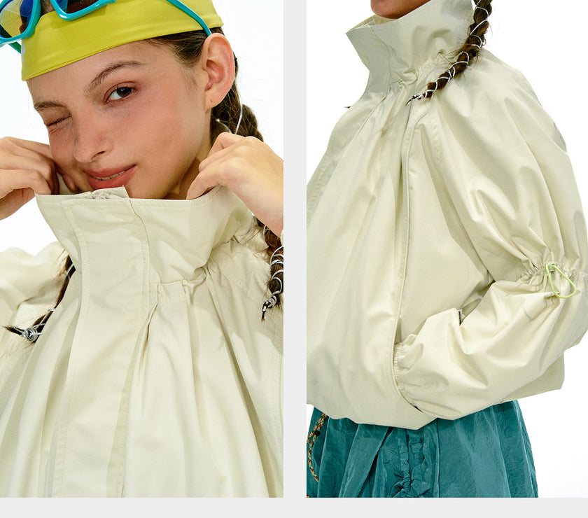 NOTHOMME Flower Bud Collar Balloon Suit