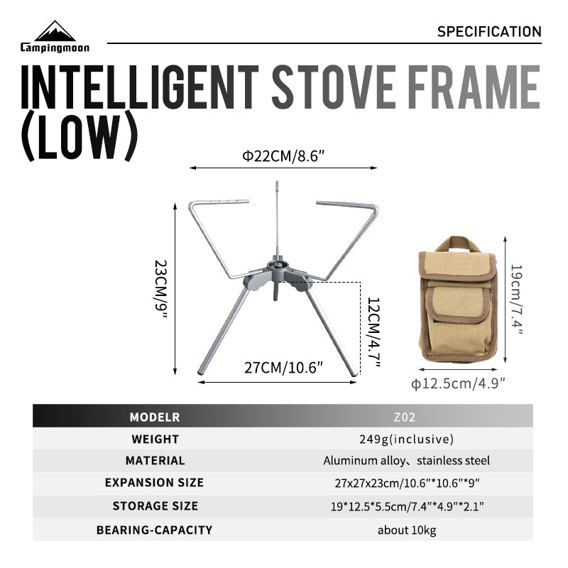 Camping Moon Stove Stand Z02 Low