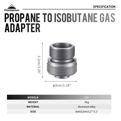 Campingmoon Propane Adapter Z20