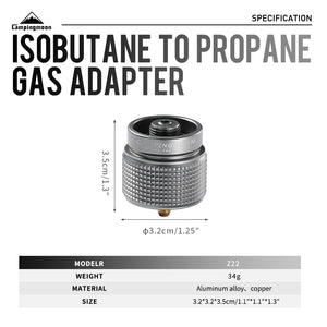 Campingmoon Propane To Butane Adapter Z22