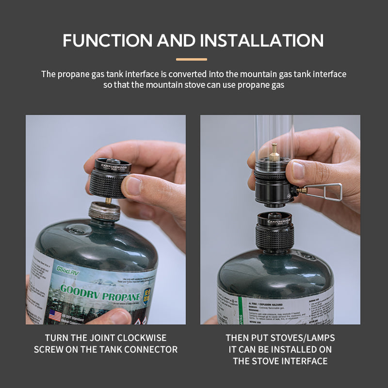 Campingmoon Propane To Butane Adapter Z22