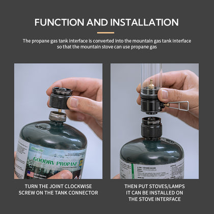 Campingmoon Propane To Butane Adapter Z22