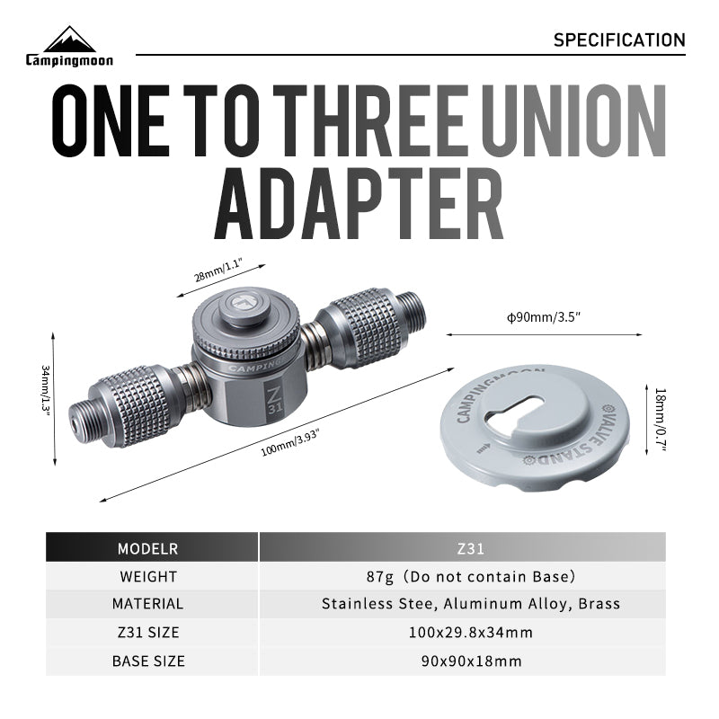 Campingmoon 3-Way Adapter Z31