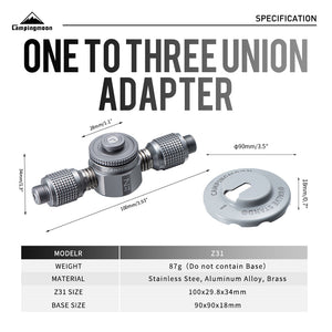 Campingmoon 3-Way Adapter Z31