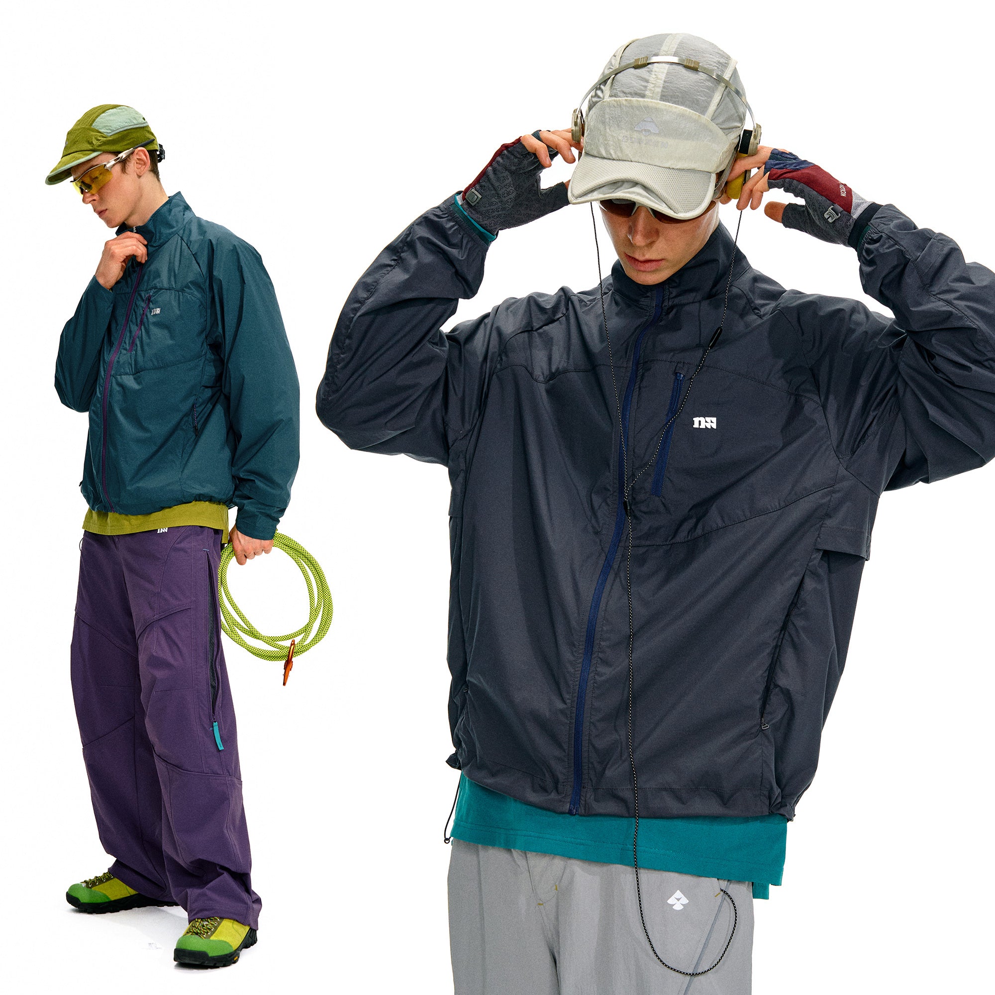 NOTHOMME Outdoor Water-proof Glowing Cycling Wind Jacket