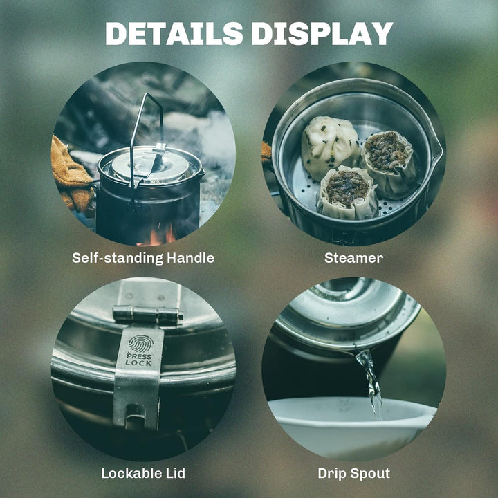 Fire Maple Antarcti 1.2L Stainless Steel Pot