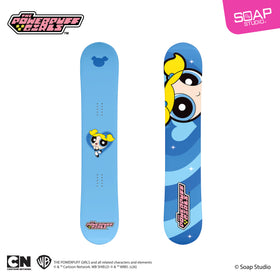 Gee Snowboards × Powerpuff Girls Snowboard in Bubbles — official product image