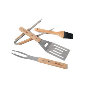 Ensemble d'outils de barbecue quatre pièces Mobi Garden