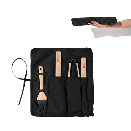 Ensemble d'outils de barbecue quatre pièces Mobi Garden
