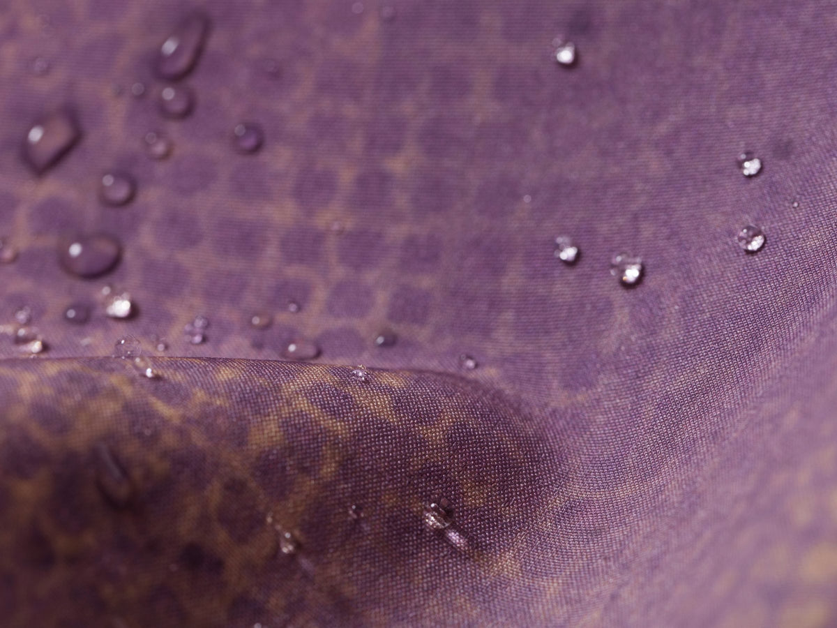 Water beading on Vector shell fabric
