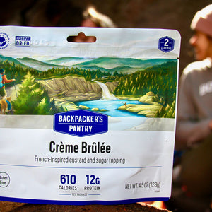 Backpacker's Pantry Crème Brûlée Freeze-Dried Dessert - Single Serving