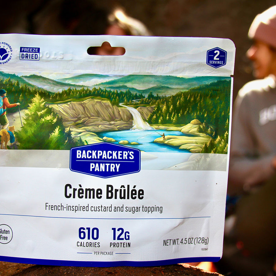 Backpacker's Pantry Crème Brûlée Freeze-Dried Dessert - Single Serving