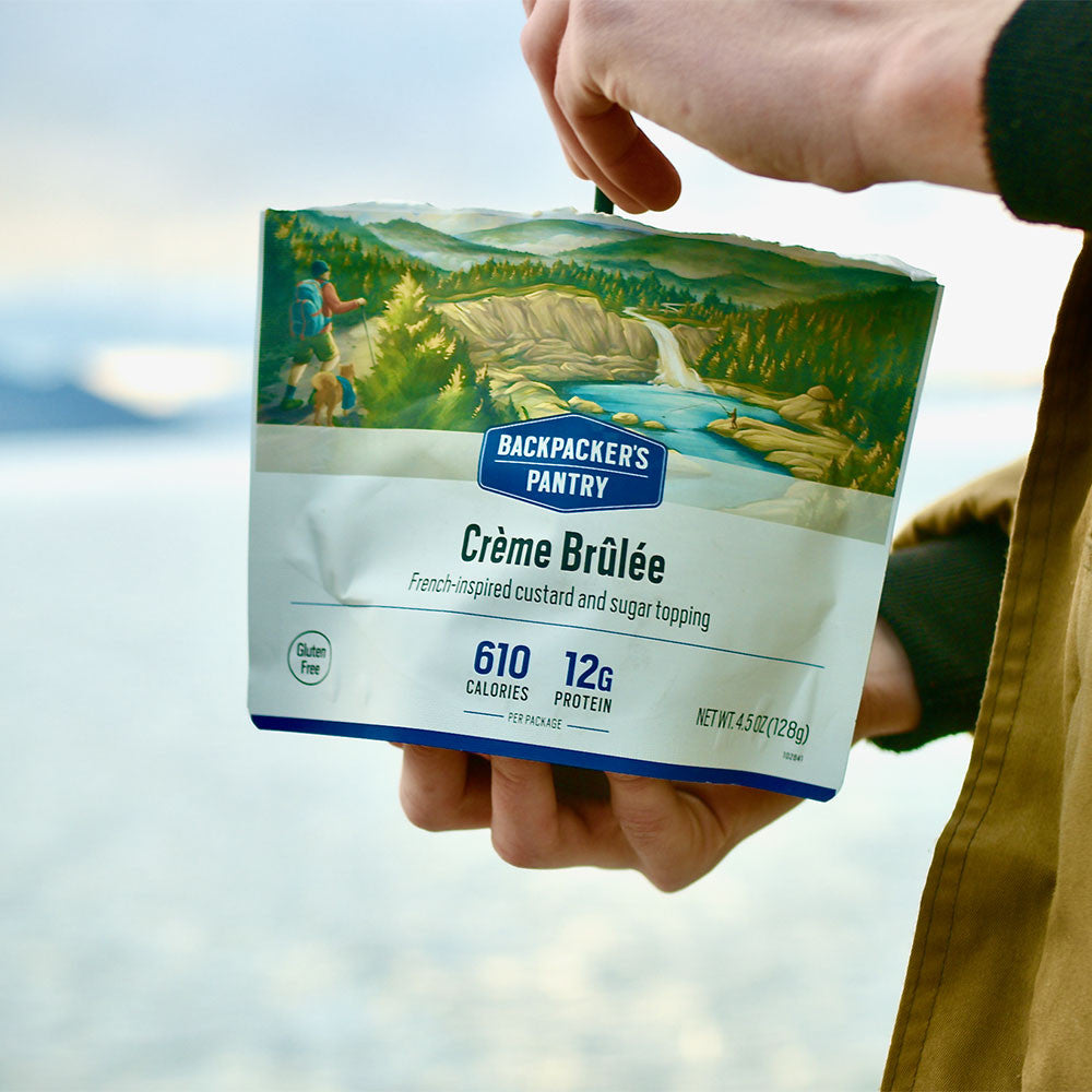 Backpacker's Pantry Crème Brûlée Freeze-Dried Dessert - Single Serving