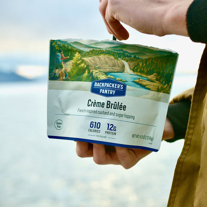 Backpacker's Pantry Crème Brûlée Freeze-Dried Dessert - Single Serving