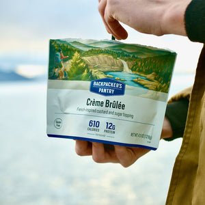 Backpacker's Pantry Crème Brûlée Freeze-Dried Dessert - Single Serving