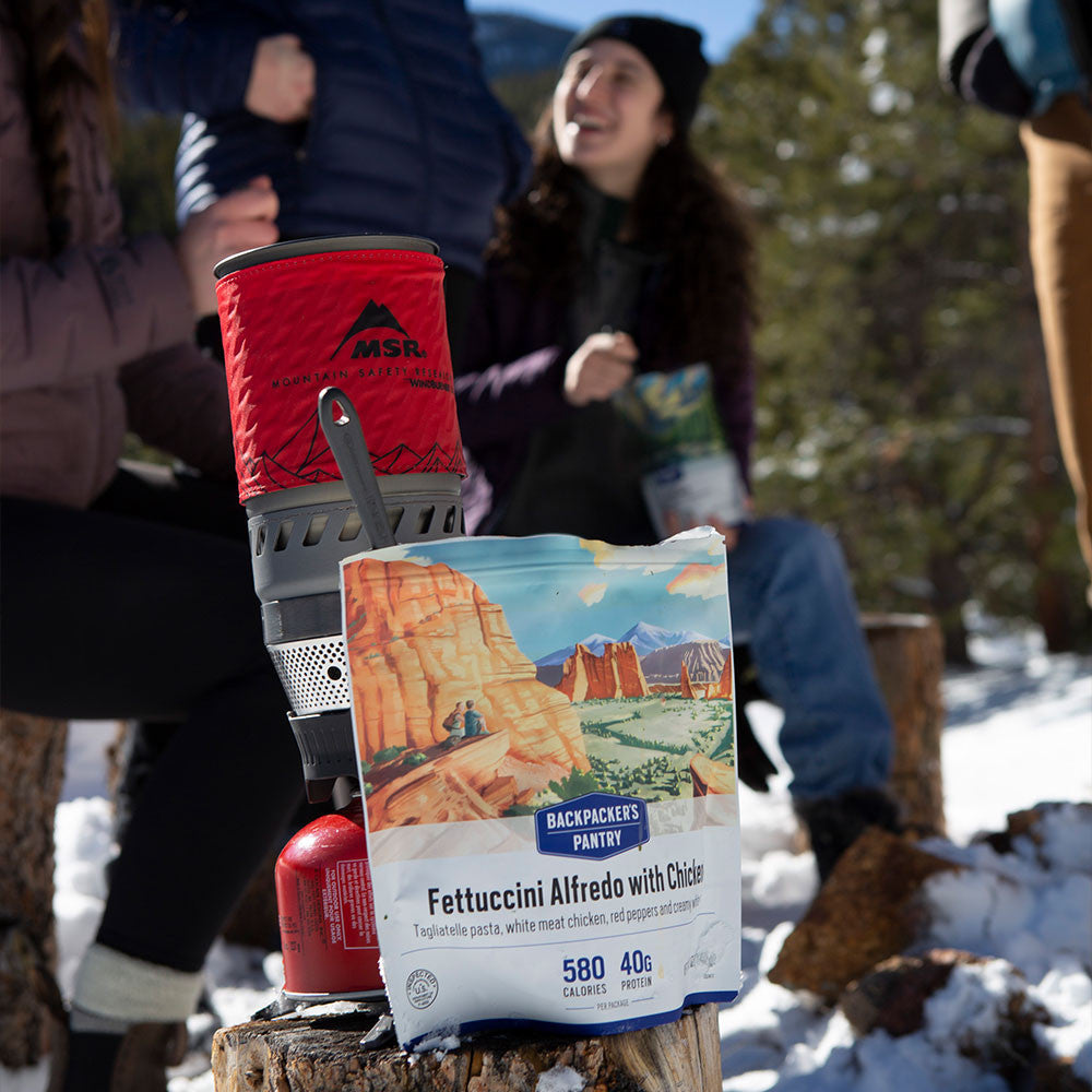 Backpacker's Pantry Fettuccine Alfredo with Chicken Freeze-Dried Meal - Single Serving