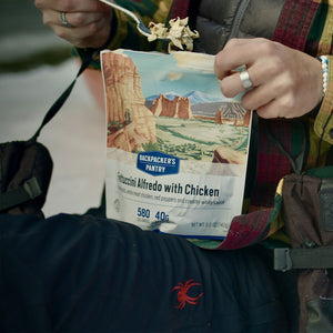 Backpacker's Pantry Fettuccine Alfredo with Chicken Freeze-Dried Meal - Single Serving