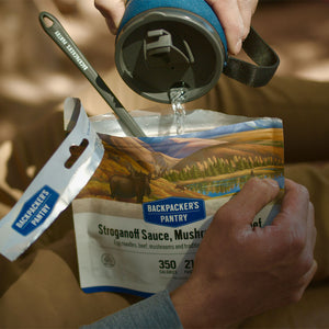 Backpacker's Pantry Stroganoff Sauce, Mushrooms & Beef Freeze-Dried Meal - Single Serving