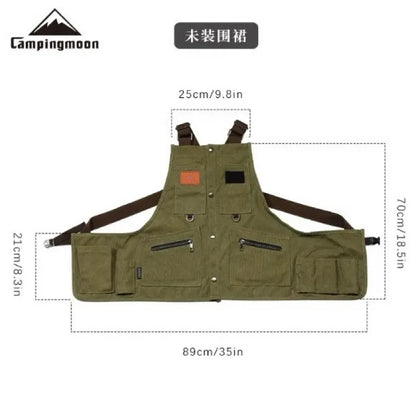 Campingmoon Camping Overalls Apron