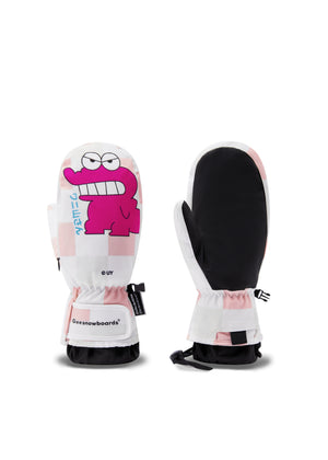 Gee Snowboards × Crayon Shin-chan Gloves — official product image
