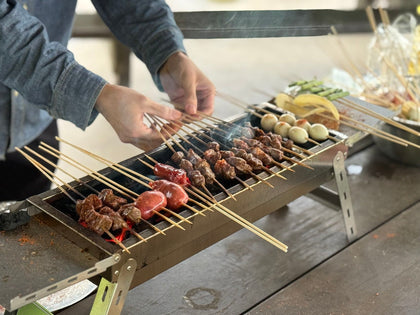 Luminous Club Portable Folding Grill