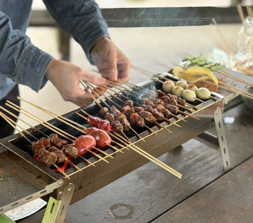 Luminous Club Portable Folding Grill