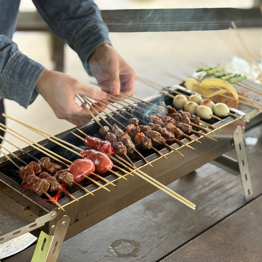 Luminous Club Portable Folding Grill