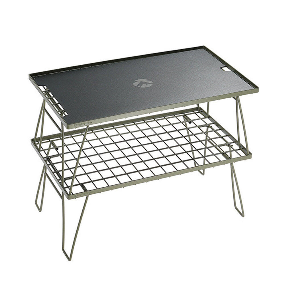 Campingmoon 2 Iron Tables + Plate