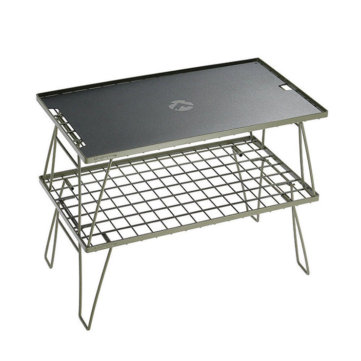 Campingmoon 2 Iron Tables + Plate