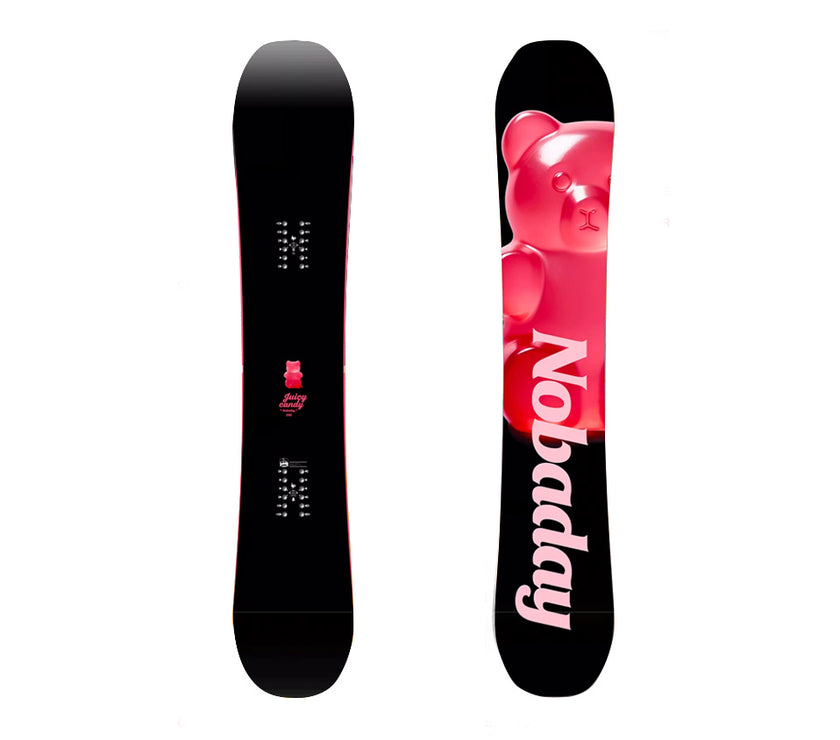 Nobaday Juicy Candy Bear Snowboard Black