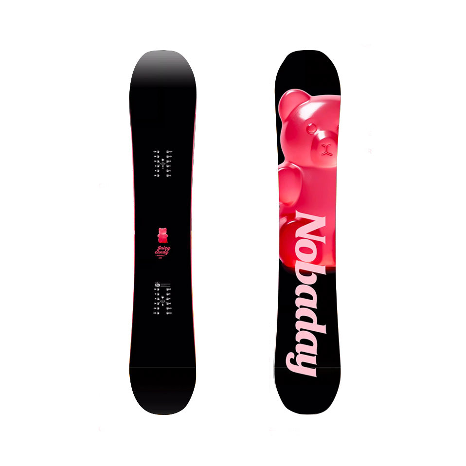 Nobaday Juicy Candy Bear Snowboard Black