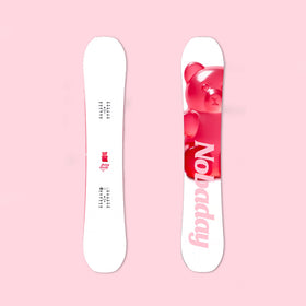 Nobaday Juicy Candy Bear Snowboard White