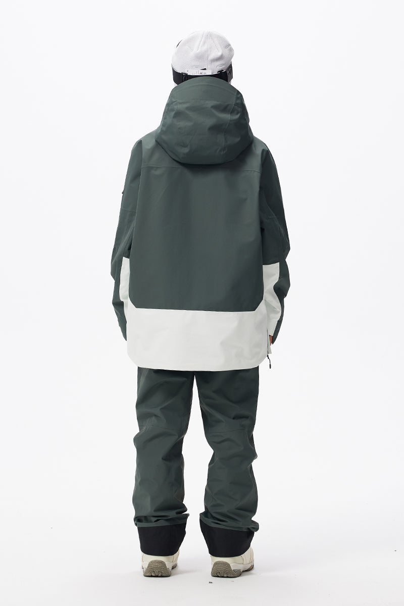 Capelin Crew Ace Pullover Snowboard Jacket - Women's in City Green — Capelin Crew product image