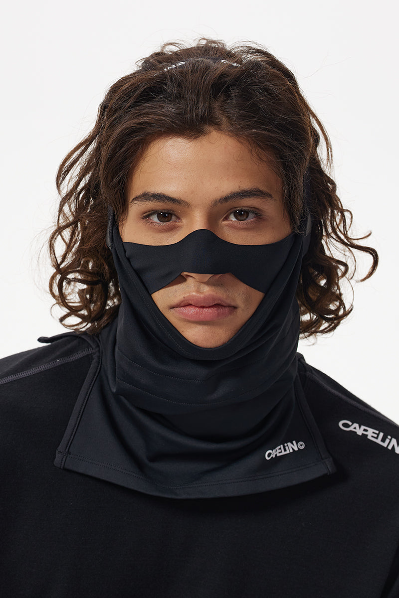 Capelin Crew Face Cover FC04 - Unisex in Black — Capelin Crew product image