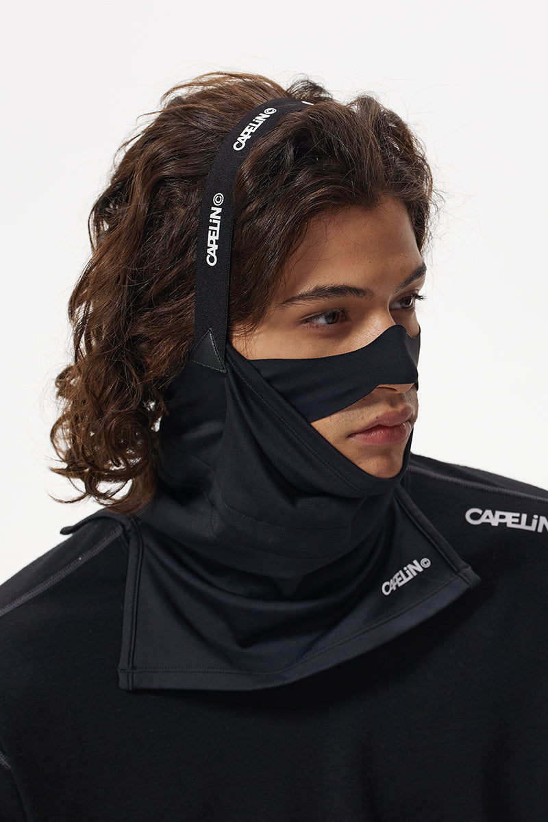 Capelin Crew Face Cover FC04 - Unisex in Black — Capelin Crew product image