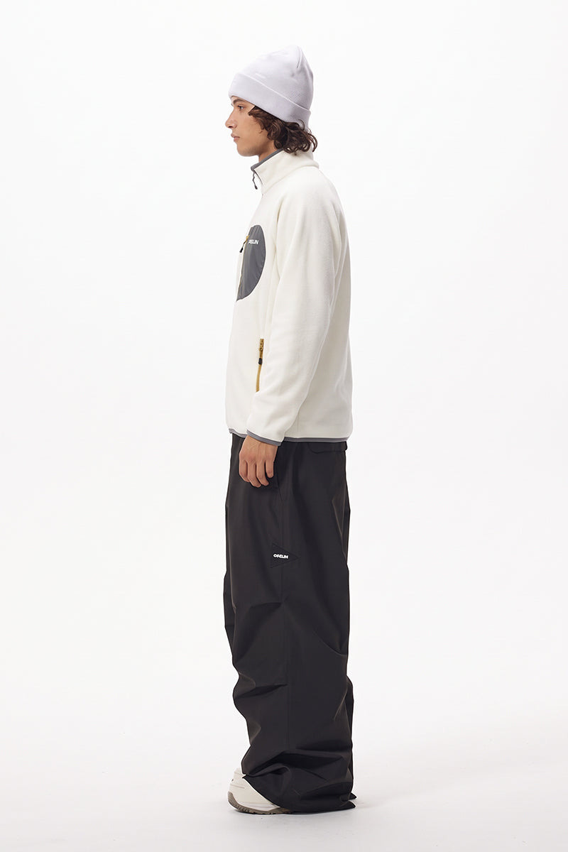 Capelin Crew Insulite Fleece Mid-Layer Jacket - Unisex in Cream White — Capelin Crew product image