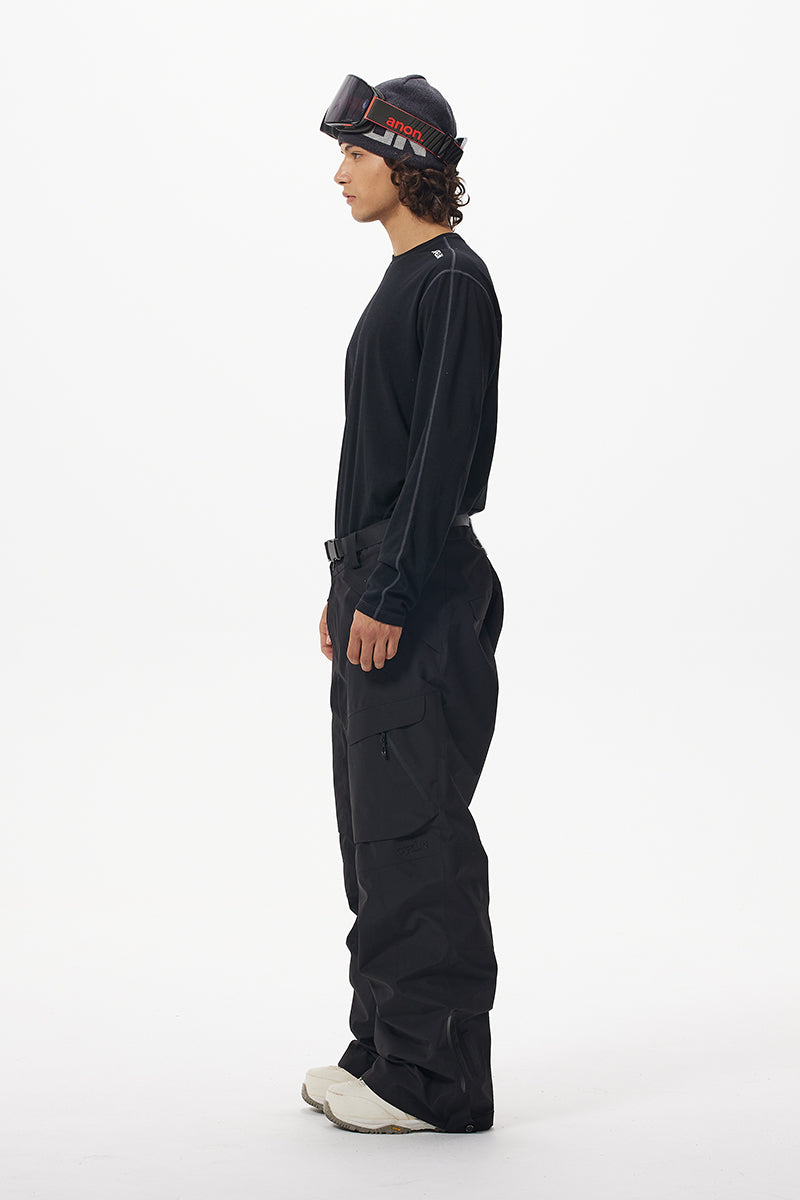 Capelin Crew Morten Snowboard Pant - Unisex in Black — Capelin Crew product image